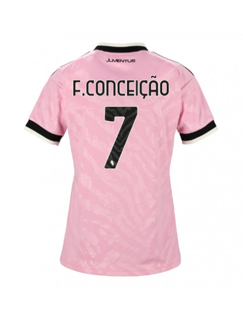 Juventus Francisco Conceicao #7 Replika Borta Kläder Dam 2026-27 Kortärmad Juventus Francisco Conceicao #7 Replika Borta Kläder Dam 2026-27 Kortärmad